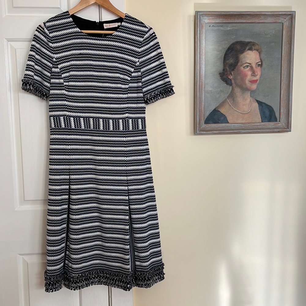 Tory Burch Open-Knit Dress size M RARE Sold Out